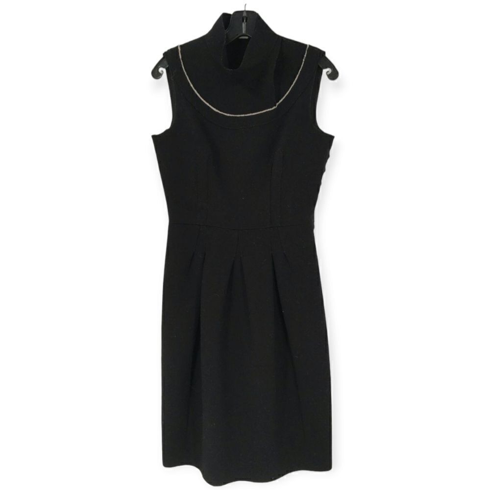 Prada Midi Length Black Dress (Italy Size: 42) US 6